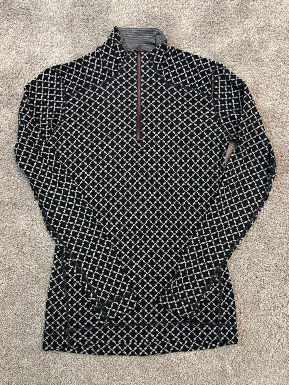 Smartwool Merino 250 1/4 Zip Base Layer. Size L
